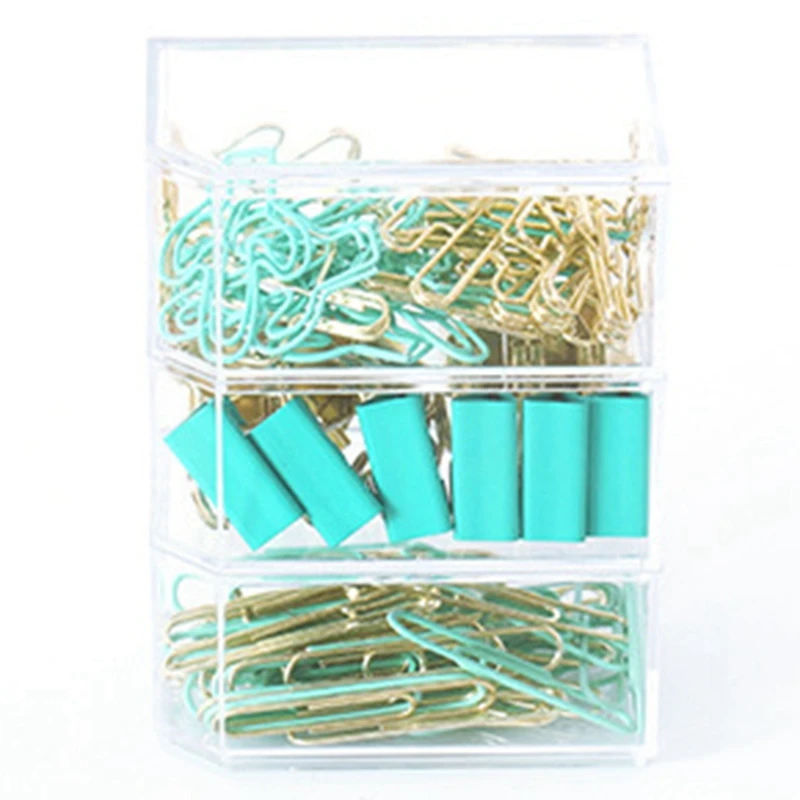 

Набор канцелярских принадлежностей, зажим для кошелька, зажим для бумаги, зажим для бумаги, 3 отделения, зажим, офисные принадлежности