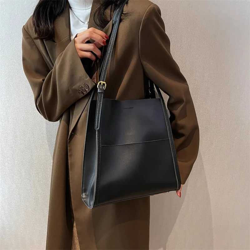 Women's Retro Fashion Large Capacity Crossbody Tote Bags for Women Shopping Luxury One Shoulder Underarm Bolsa Feminina Handbags