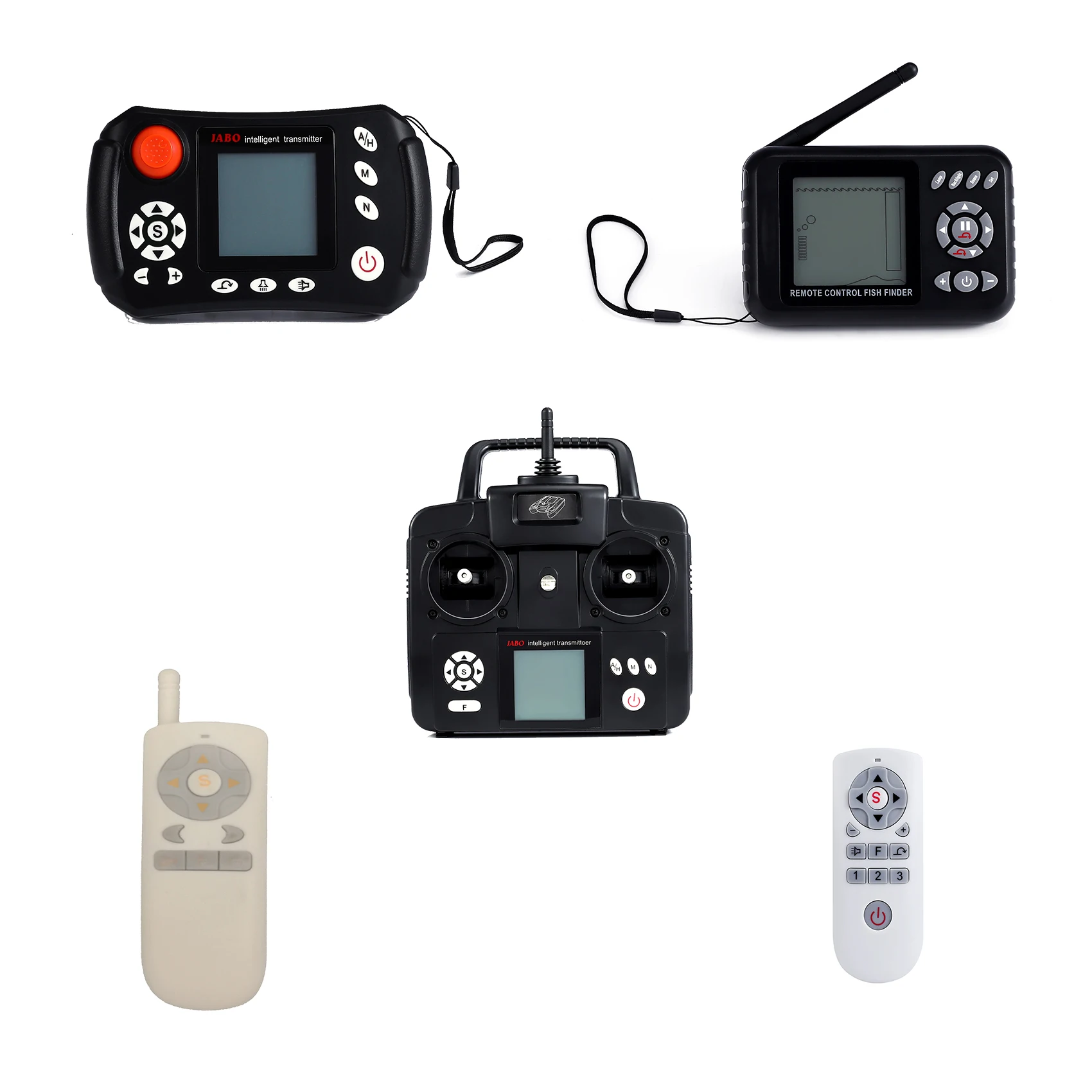 Пульт дистанционного управления для лодки JABO2 Bait ЖК-экран на 10 языков | Спорт и