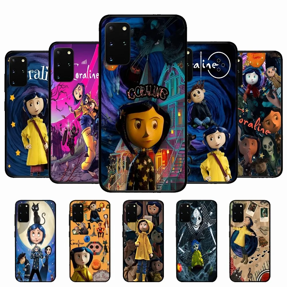Anime C-Coraline Phone Case For Samsung S 9 10 20 21 22 23 30 24 Plus Lite Ultra FE S10lite Fundas