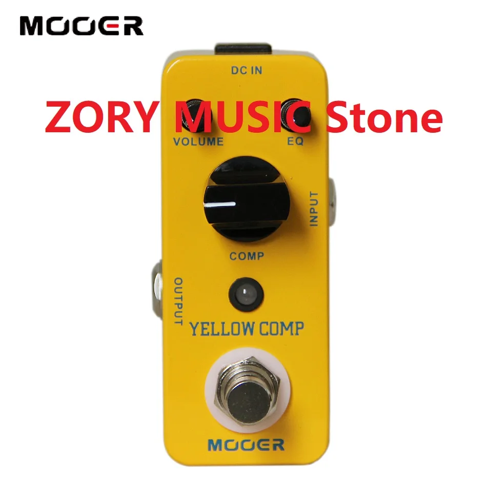 

Mooer желтый Comp Микро Мини Классический оптический компрессор Педаль Эффекта настоящий обход металлический корпус для гитары аксессуары