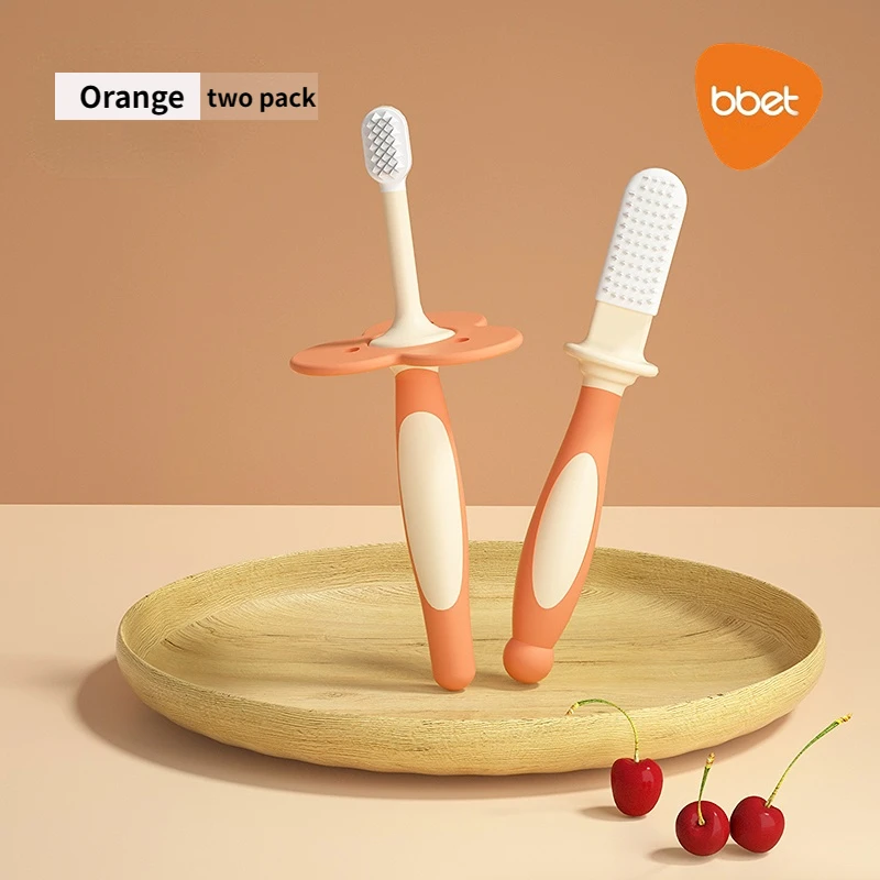 

New Born Baby Items Toothbrush Latex Material Child Teeth Brush Baby Care Tools 0-1 Years Old Boy Girl