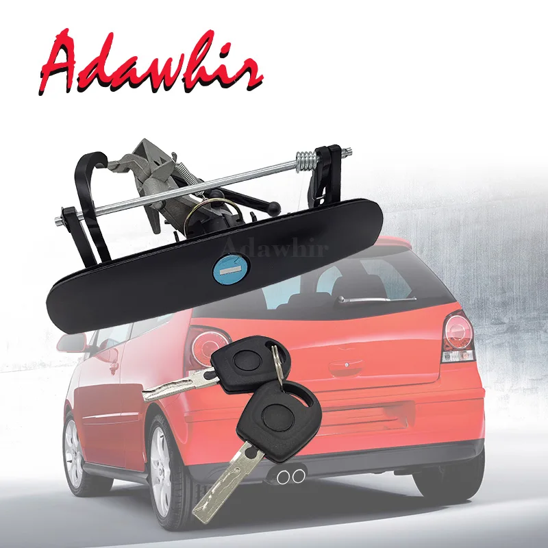 

Для 2002-2006 VW Volkswagen Polo дверная ручка с замком + 2 ключа 6Q6827565A 6Q6827565D