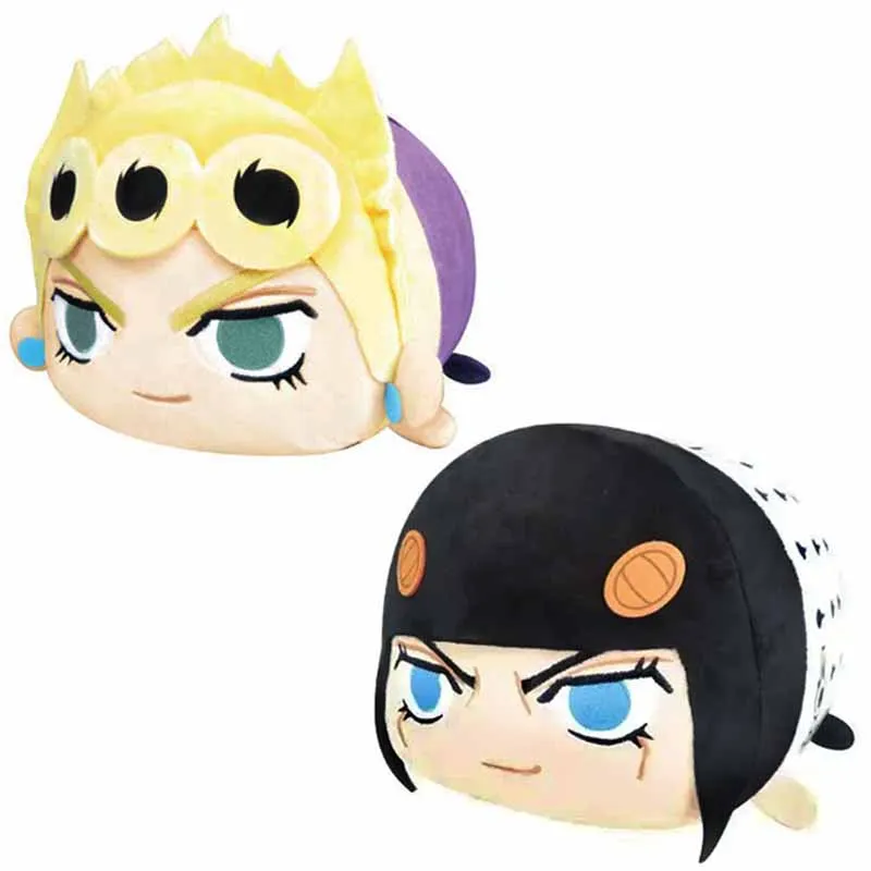 

New Japan Anime JoJo's Bizarre Adventure Giorno Giovanna Bruno Buccellati Mochi Big Plush Stuffed Pillow Doll Toy 25cm Kids Gift