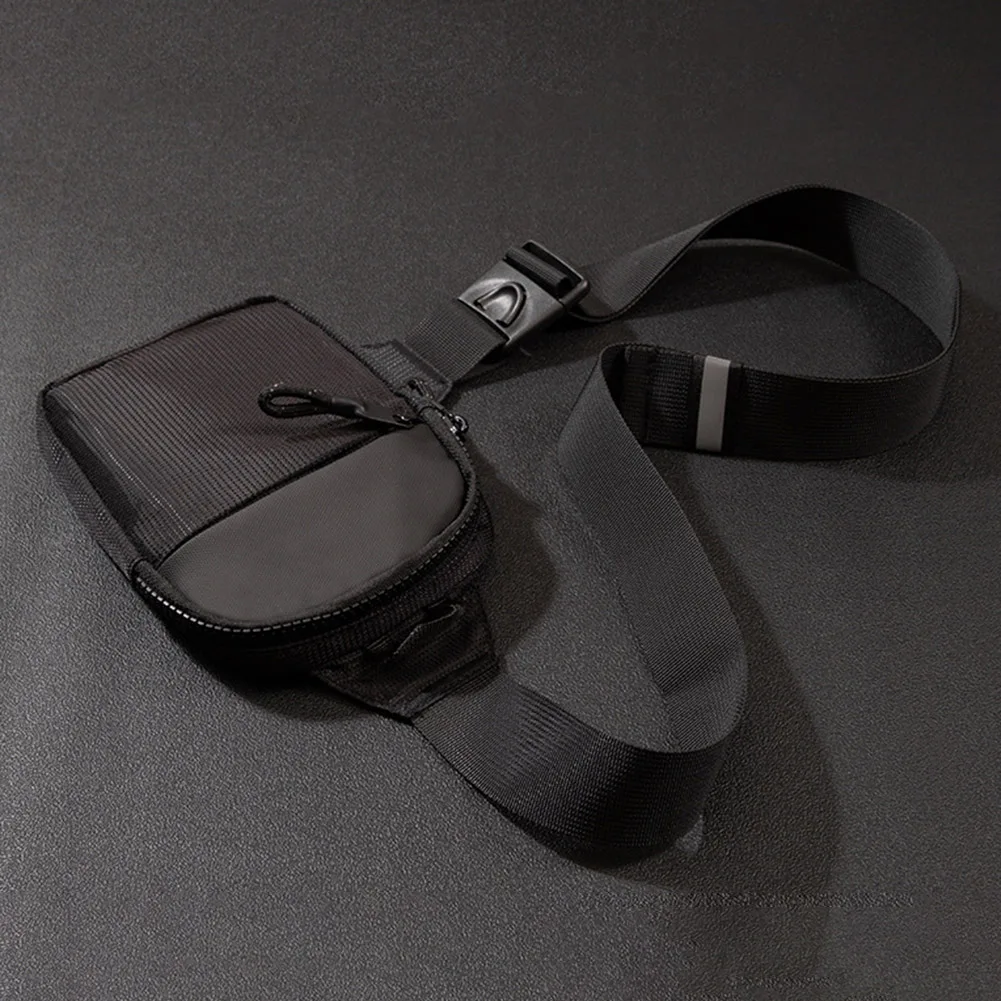 

Сумка-мессенджер мужская с несколькими карманами, нейлоновый мешок на пояс с регулируемым ремешком, простая Водонепроницаемая дышащая, для...