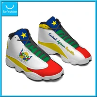 dropshipping print on demand central africa cameroon central african chad congo gabon flag custom sneaker shoes free shipping