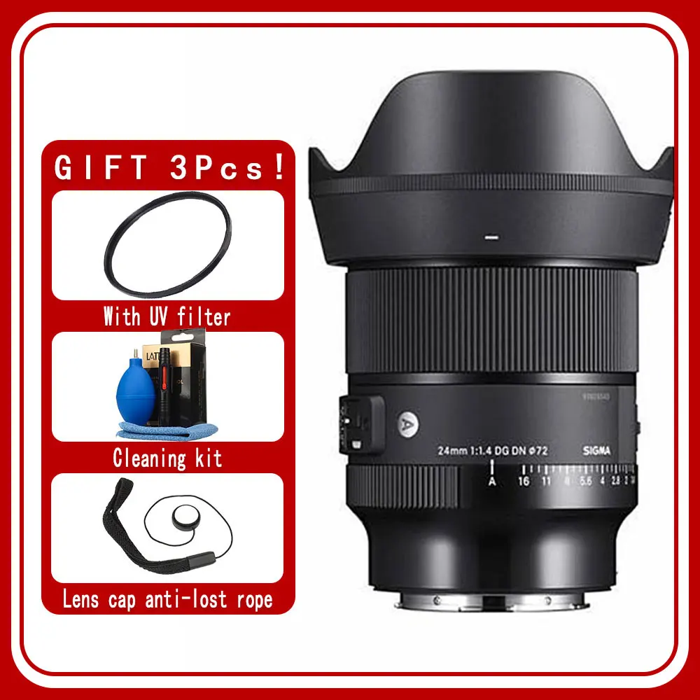 Новый Sigma 24 мм F1.4 DG DN художественный объектив для Sony E Mount