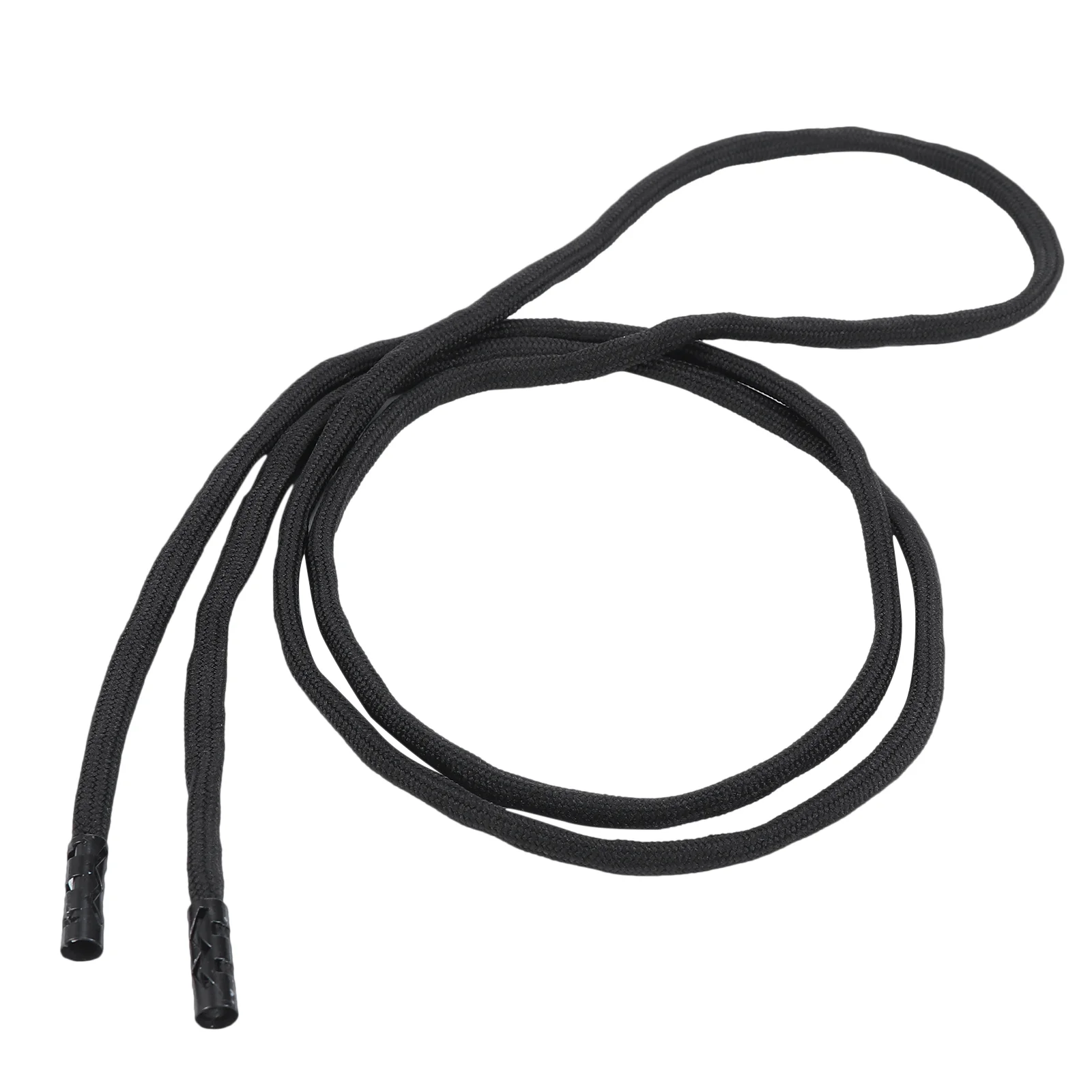 

10 Pcs Stretchy Pants Waistband Replacement Drawstrings Cords Swimming 130X0.5CM Supplies Rope Black Polyester Belt