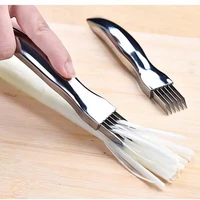 stainless steel onion cutter graters multifunction onion garlic tomato knife vegetable shredders slicer kitchen cooking gadgets