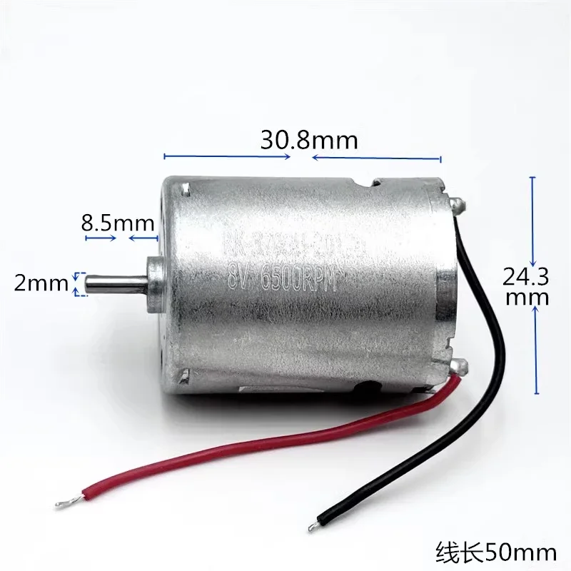 RK-370SH-20170 Mini 370 электродвигатель постоянного тока 5 В 6 в 8 12 9600 об/мин микро 24 мм