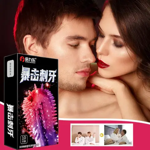 Презервативы с большими шипами, коралловый ультратонкий презерватив, рукава для пениса, вагинальная стимуляция, резиновый латексный презерватив в горошек, секс-игрушка, дропшиппинг