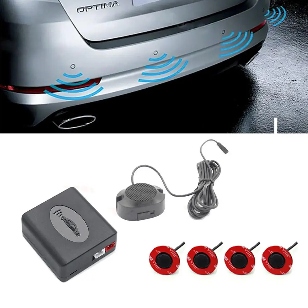 

Car Parking Sensor Kit Auto Car Detector Parktronic Display Reverse Backup Radar Monitor System Radar Sound Alert Indicator