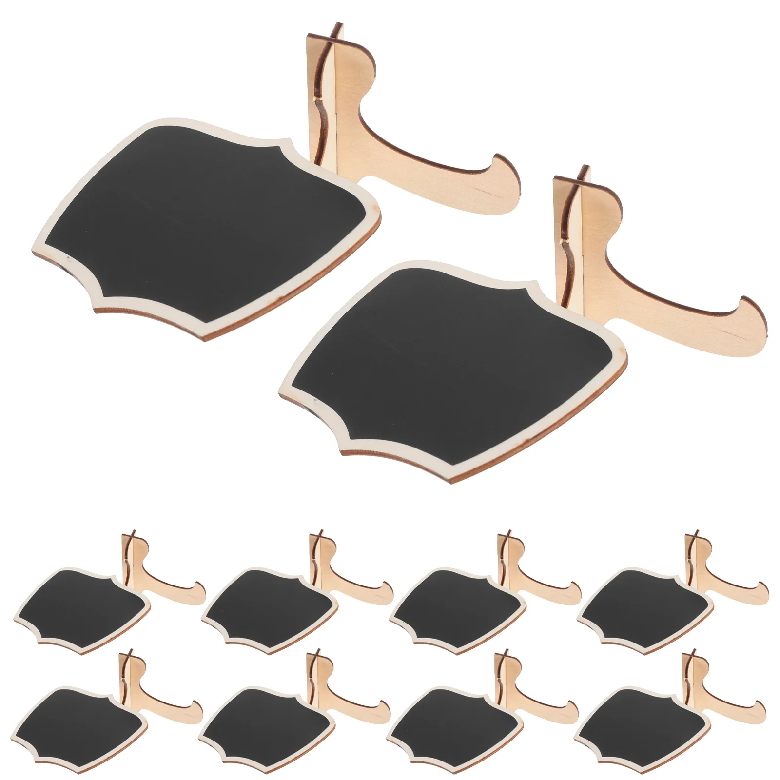 10 шт. маленькие деревянные украшения для дома этикетки еды таблички вечеринок