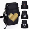 Shoulder Bags Unisex Waterproof Mobile Phone Bags Universal for Samsung/xiaomi/iphone Shoulder Bags Love Printing CrossBody Bag 1