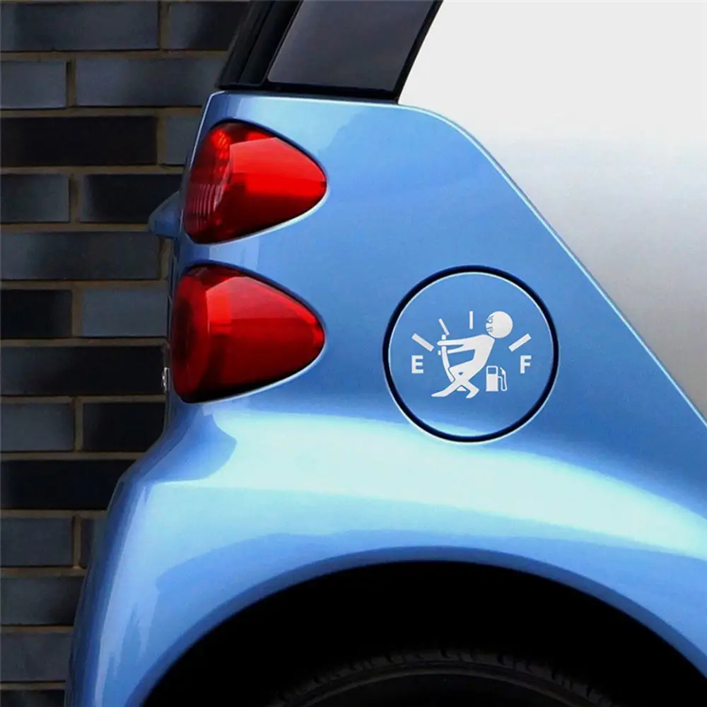 Фото Внешнее украшение автомобиля, высокая потребление газа, топливная наклейка Guzzler, автомобильная наклейка, идентификация топливного бака, Датчик расхода топлива, пустая наклейка №2