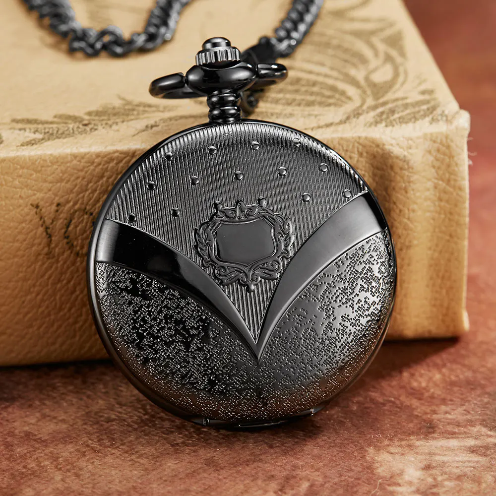 Vintage Golden Steampunk Mechanical Pocket Watch Men Hollow Skeleton Roman Dial Pocket FOB Watch Chain Male Clock Hand Wind