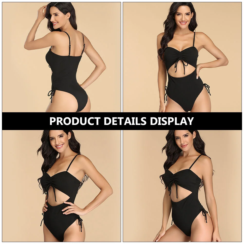 

1 Set Two-Piece Swimwear High Waist Bikini Lace Two-Pieces Swimsuit )