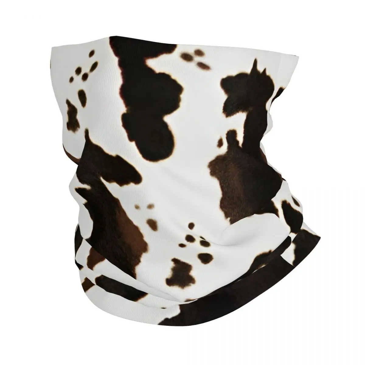 Камуфляжная бандана с милым коровьим узором маска на шею шарф принтом