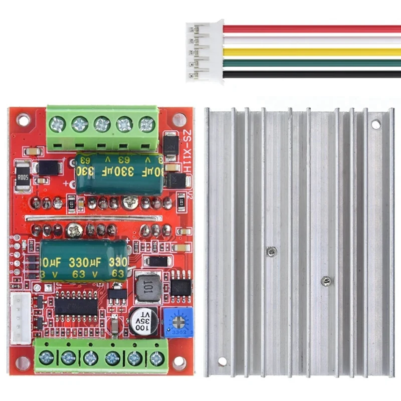 DC 6-60V 400W BLDC трехфазный бесщеточный контроллер двигателя постоянного тока PWM Hall