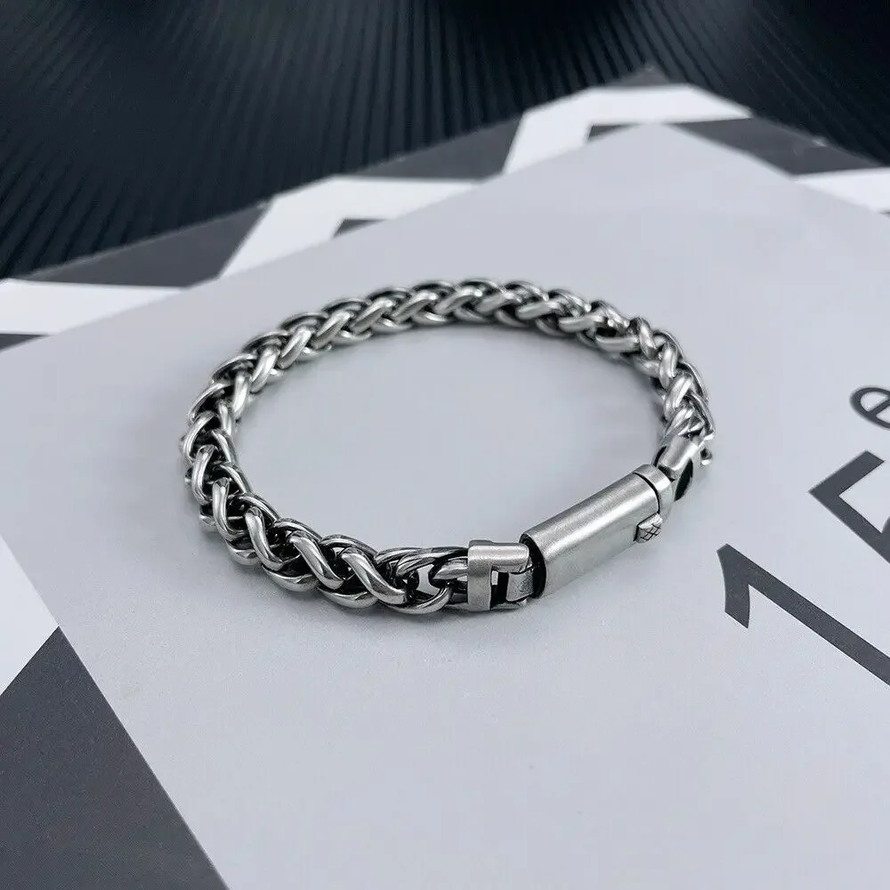 Мужской модный браслет CHUANGCHENG в стиле хип-хоп смелые звенья из нержавеющей стали