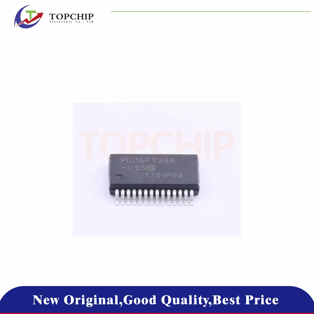 

1Pcs New Original PIC16F723A-I/SS 25 PIC 20MHz 192Byte FLASH 4KB SSOP-28-208mil Microcontroller Units (MCUs/MPUs/SOCs)