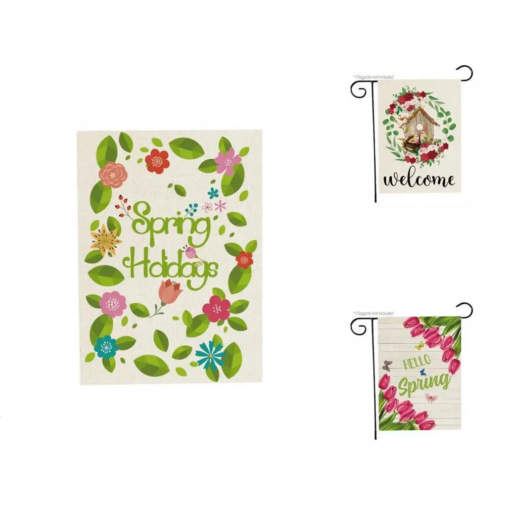 

Яркий изысканный декор для двора, весенний флаг, яркий весенний баннер, изысканные узоры для крыльца