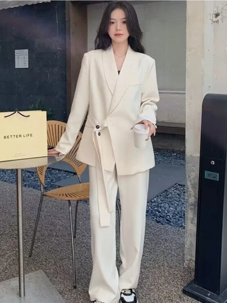 Женский комплект из 2 предметов. Элегантный весенне-осенний блейзер. офисный