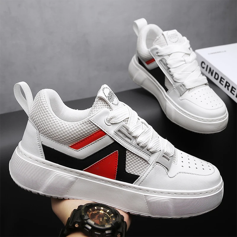 

Men's Causal Low Top Skate Shoes Breathable Lightweight Non-Slip Sneakers Comfort Fit Walking Shoes for Male