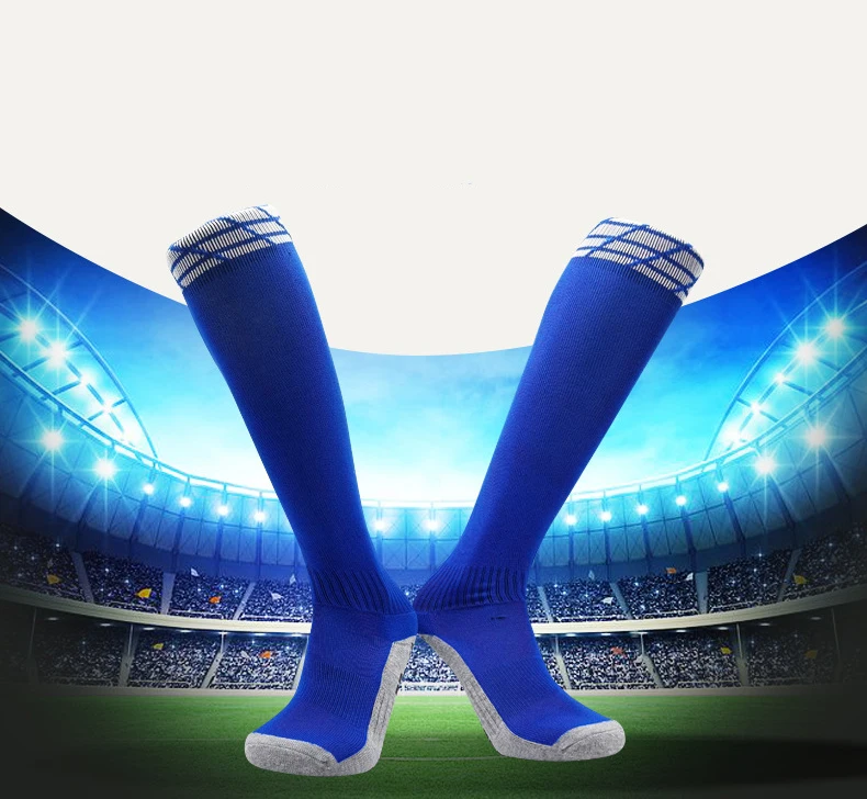 Adult create their breathable antiskid football sock male female students climbing women new rubber non-slip football stockings