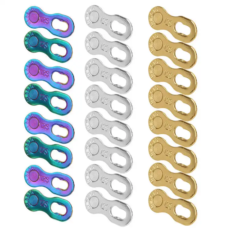 

4 пары велосипедных цепи звеньевая сталь 12 Скоростей велосипедная цепь отсутствует звено соединитель детали велосипедная цепь сменная зве...