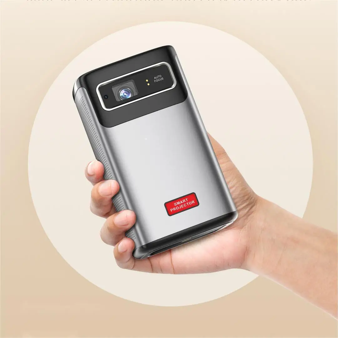 DLP Android 9.0 Zewnętrzny inteligentny projektor 4K 180ANSI 960 * 540P 8000mAh Mobilny przenośny BT 5.0 Dual WIFI 5G Mini C2000