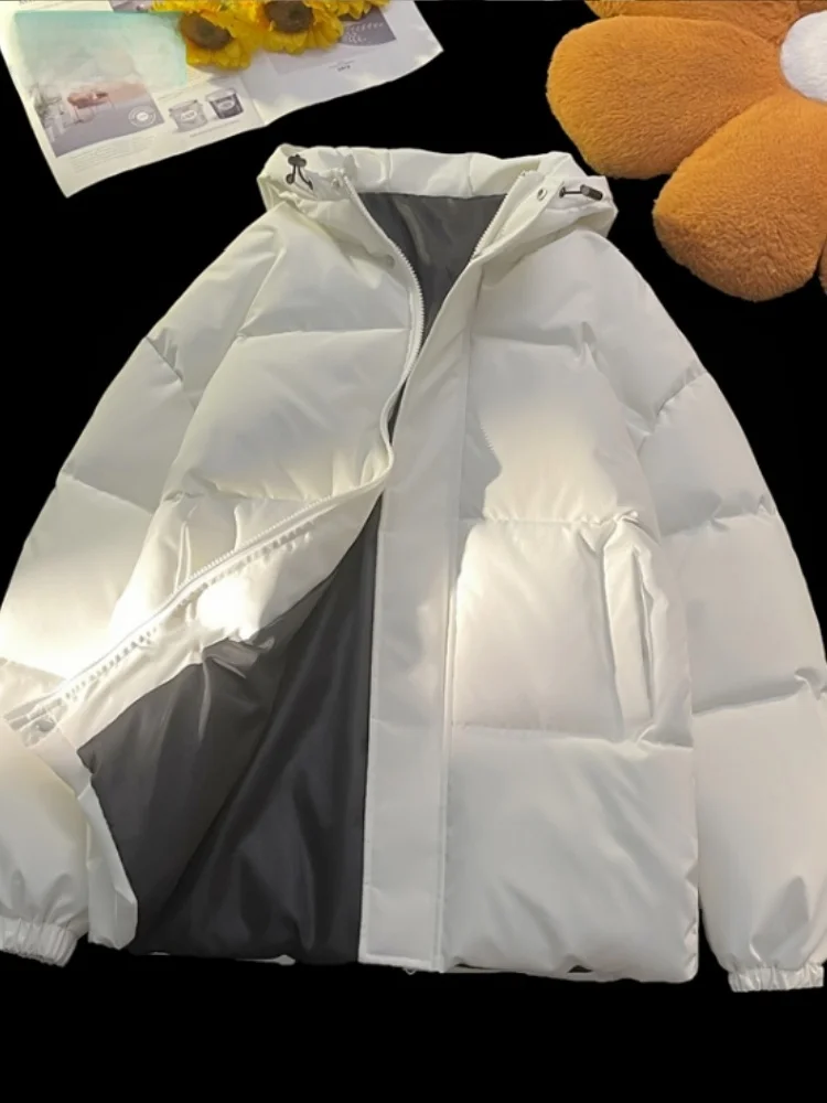 Mulinsen зимнее пальто с хлопковой подкладкой и капюшоном мужская утепленная теплая