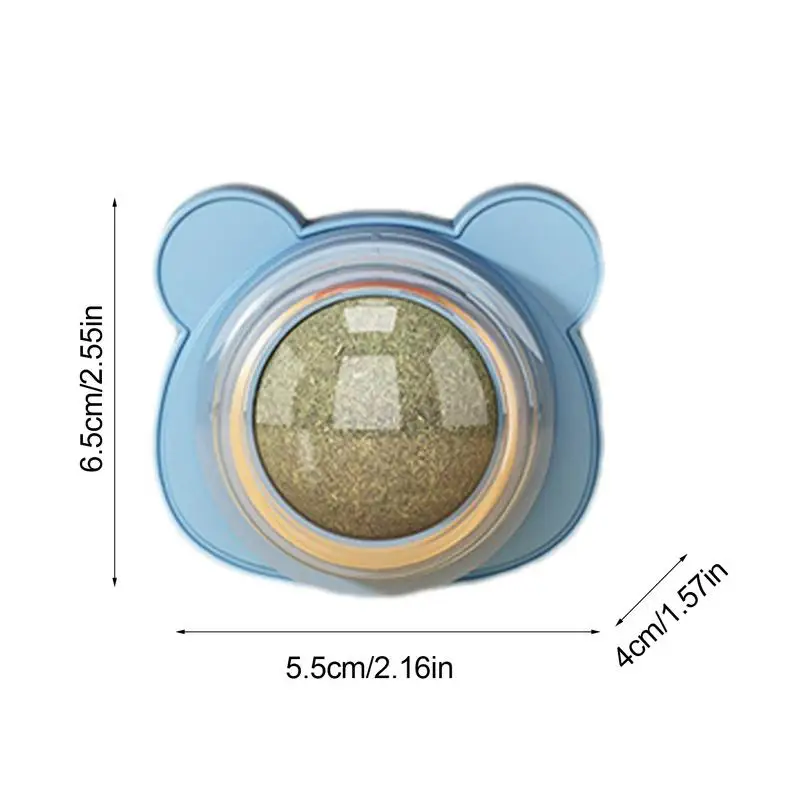 Кошачья мята на стену игрушки кошачья вращающаяся жевательная игрушка для