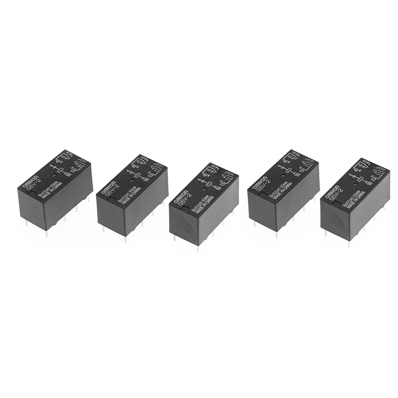 

5PCS/Lot Relay G5V-2-5VDC G5V-2-12VDC G5V-2-24VDC New 2A Signal Relay 8PIN