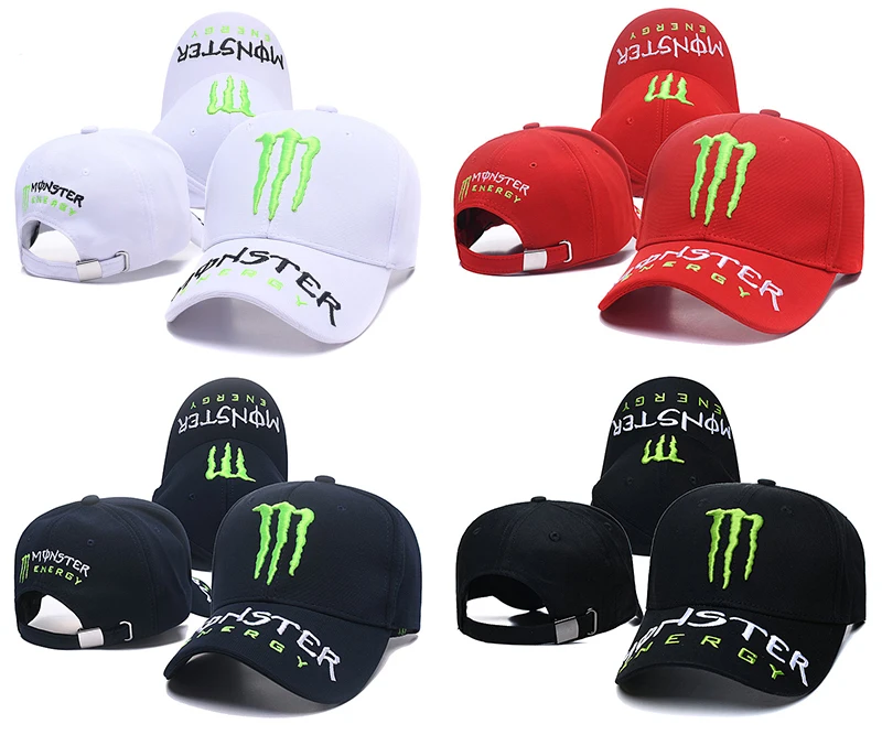 

2023 latest Monster Energy baseball cap racing off-road vehicle riding parkour sports cap embroidery peaked cap men and women