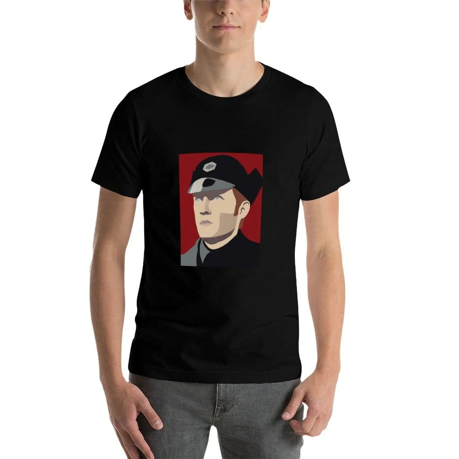 Фото Футболка General Hux Pop Art больших размеров, топ с короткими рукавами для тренировок №4