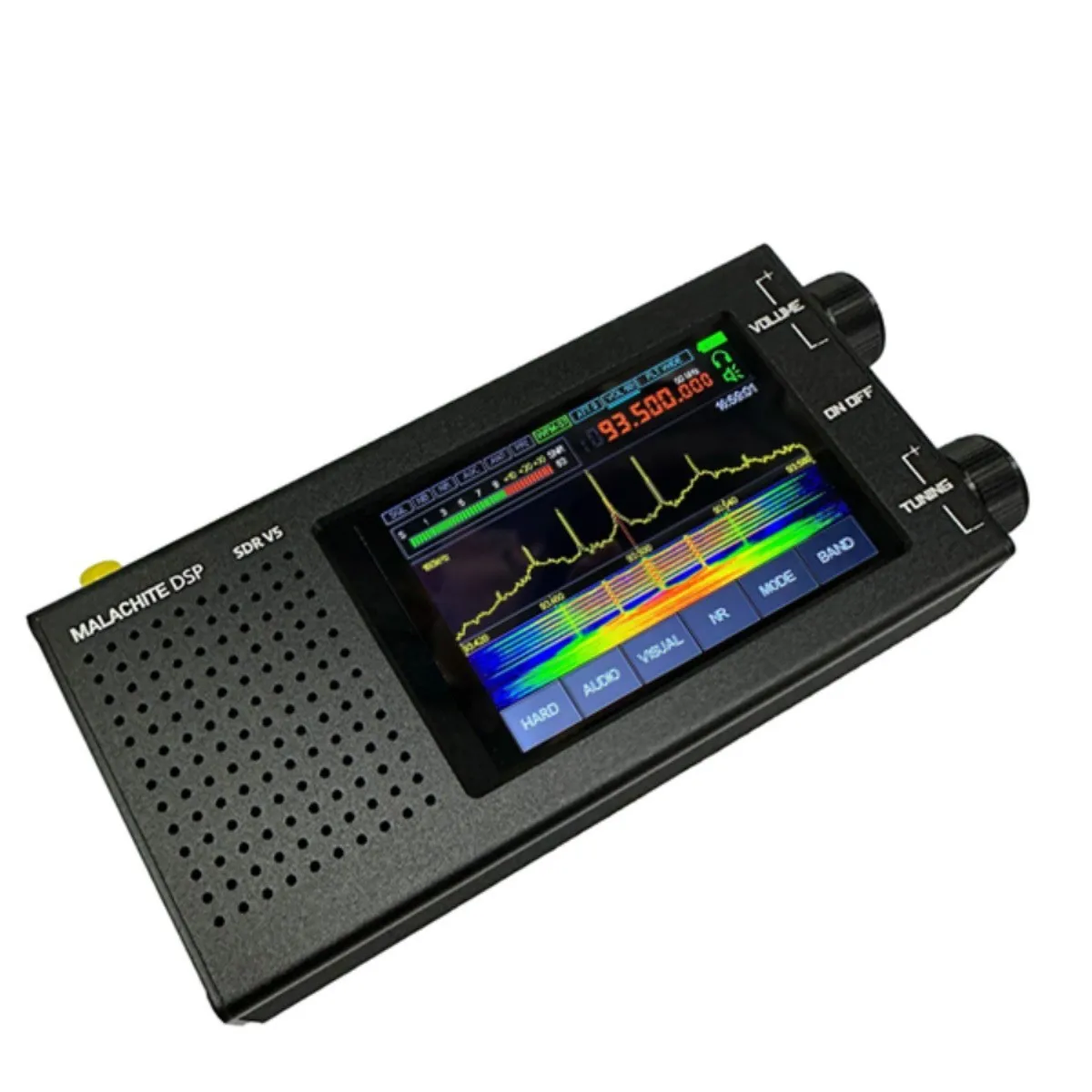 Фото Радиоприемник Malachite DSP SDR V5 |   Прошивка 1.10d, аккумулятор 5000 мАч, полный набор режимов AM CW SSB NFM WFM №1