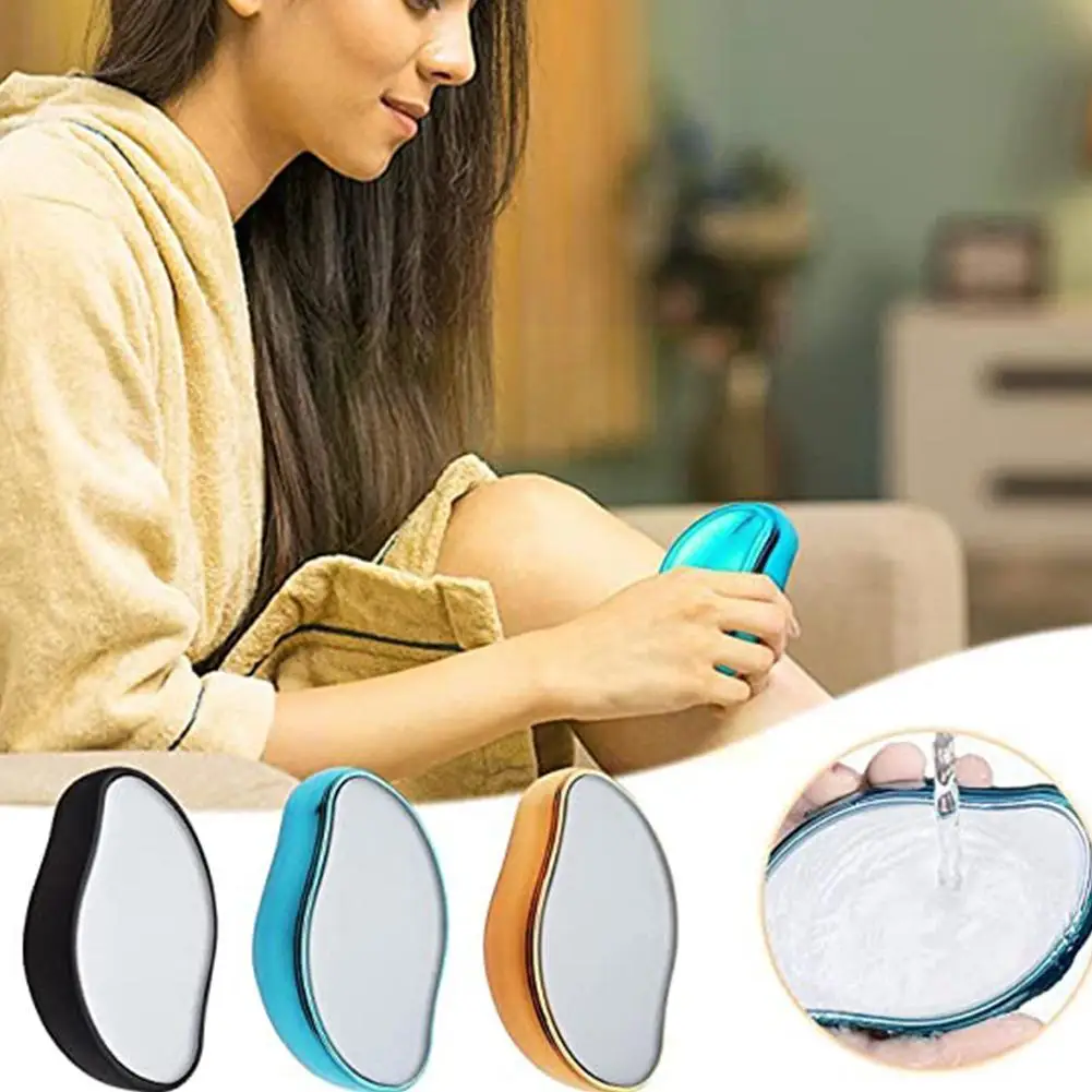 

Physical Hair Removal Glass Hair Removal Tool Painless Safe Epilator For Men Women Body Hair Can Be Washed And Used Repeate E9o9