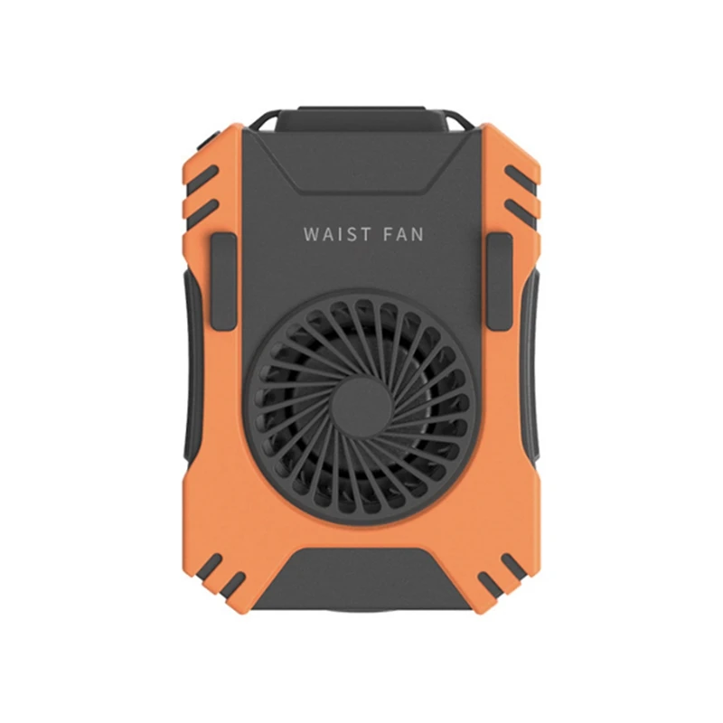 

5000Mah Portable Waist Fan USB Air Conditioner Hanging Neck Mini Fan Led Outdoor Sports Cooling Fan