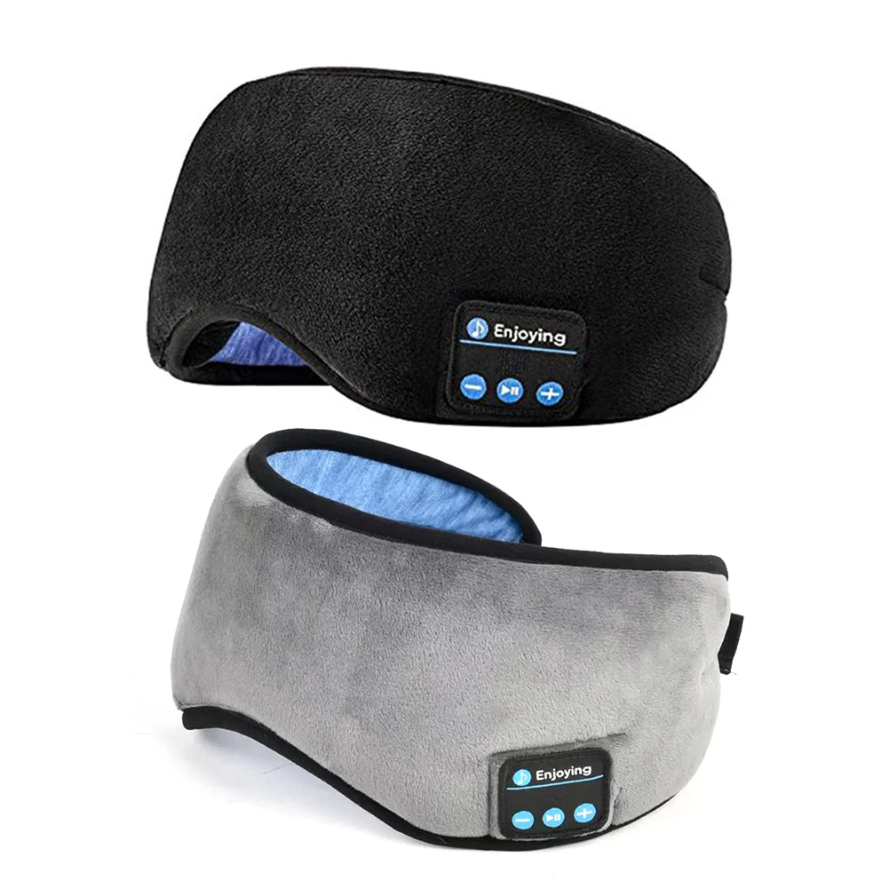 

New Sleeping Eye Mask Cotton Set White Noise,3D Music Eye Mask, Wireless Bluetooth 5.0, HD Stereo Speakers For Insomnia Sleepers