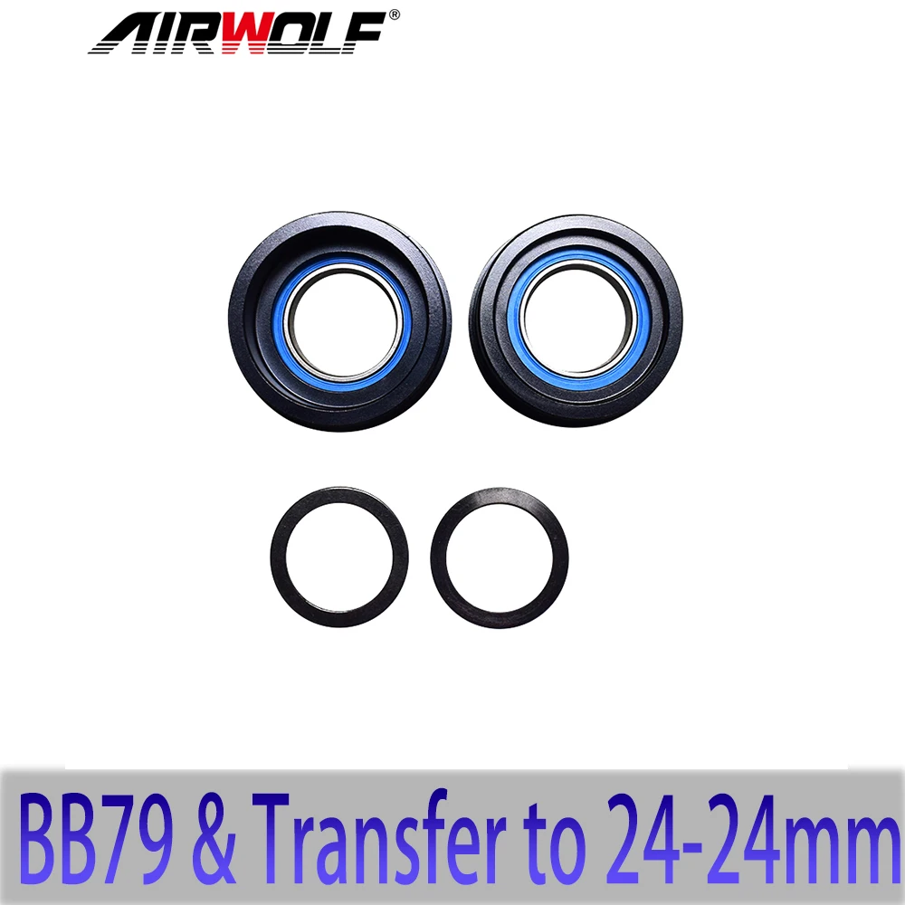 

AIRWOLF BB79 Bottom Bracket For Shi mano Sram Mtb Bottom Bracket Bike Part Aluminum Bowl Bearings Road Bottom Bracket BB 79