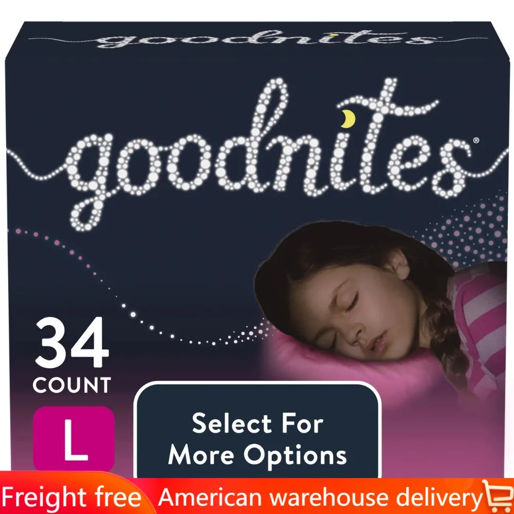 

L Diaper Overnight Underwear for Girls Baby Items 75 Ct (Select for More Options) Freight Free Diapers Activities Diapering Kids