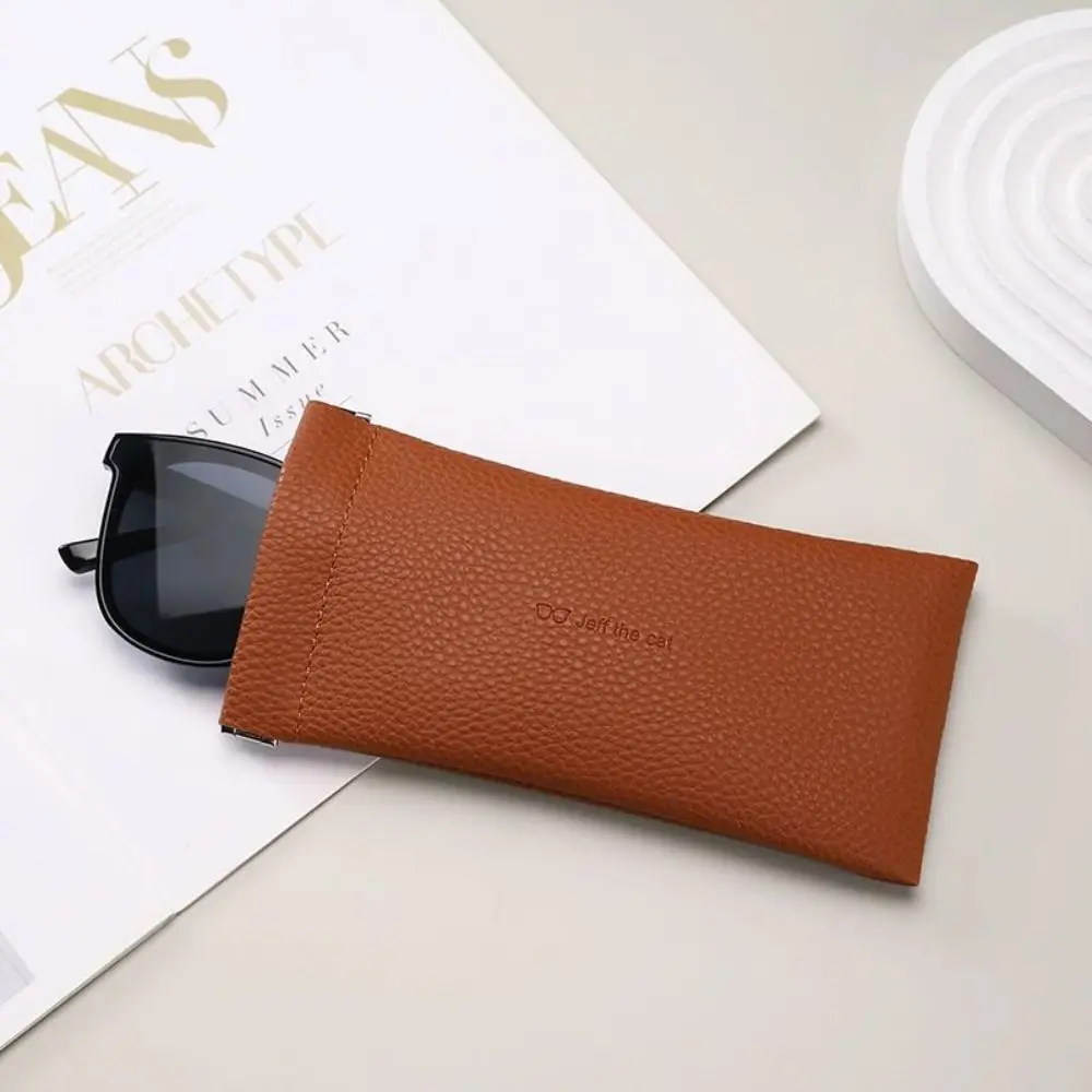 Однотонная самозакрывающаяся сумка для очков Водонепроницаемая мини-косметичка