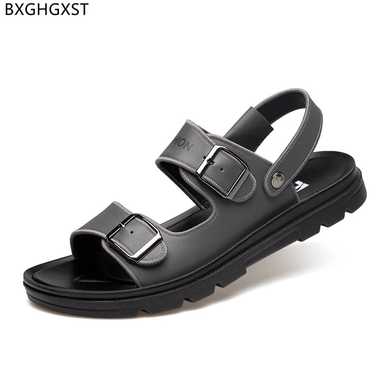 

Leather Sandals for Men Casuales Summer Sandals for Men Beach Sandals Fashion Shoes Men Shoes Casual Designer Slides Chaussures