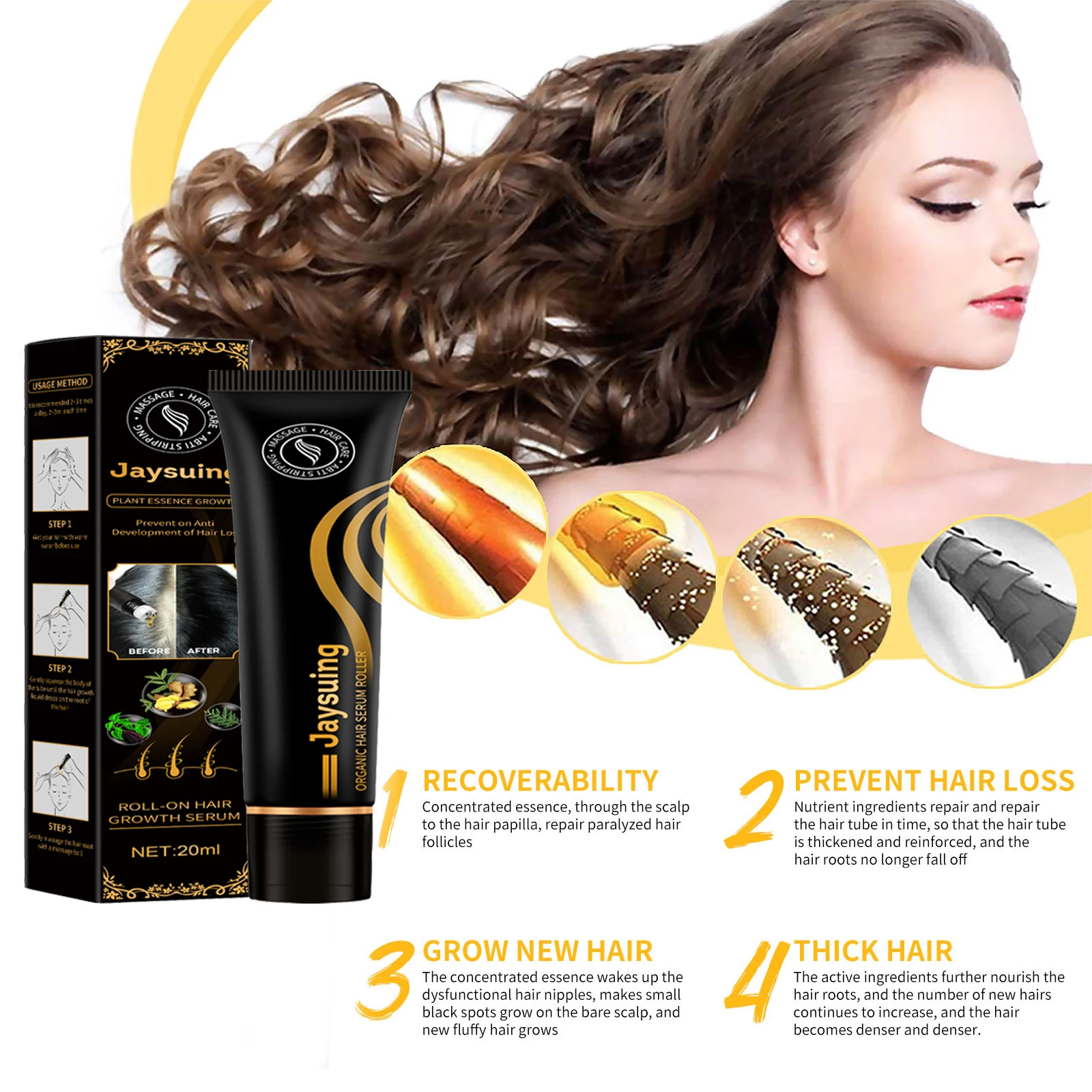 Уход За Волосами Эфирные масла для роста волос эссенция оригинальная Подлинная