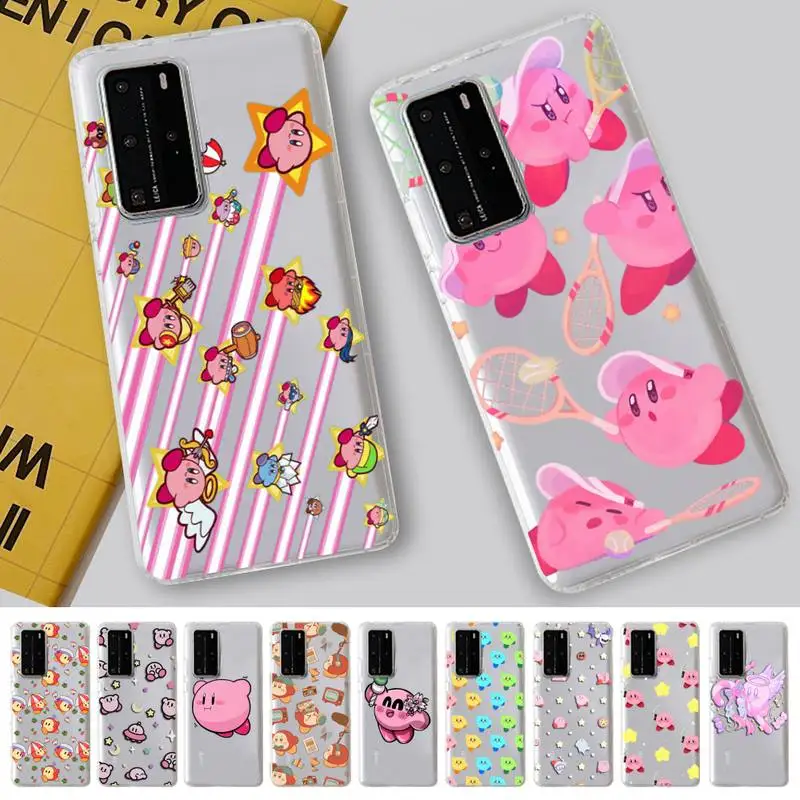 

BANDAI Cartoon Cute Kirby Stars Phone Case for Samsung S20 ULTRA S30 for Redmi 8 for Xiaomi Note10 for Huawei Y6 Y5 cover