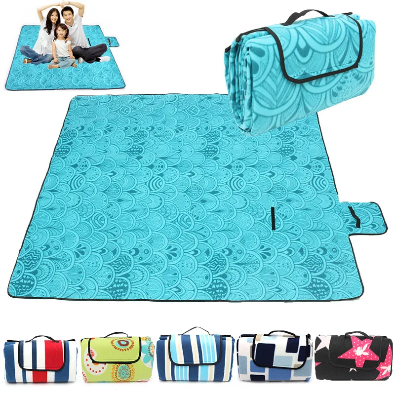 

Picnic Mat 200x200cm Portable Folding Outdoor Camping Mat Printed Thicken Moisture-proof Pad Beach Blanket Baby Tourist Mat