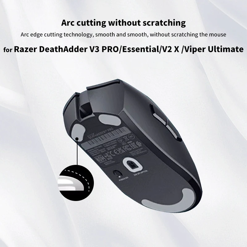 1 комплект коньки для мыши игровые подушечки ног наклейка Razer DeathAdder V3 PRO/Essential/V2