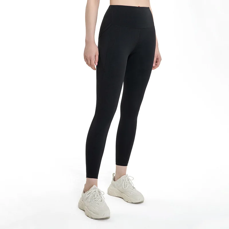 MYS Women Yoga Pants With Pockets High Waist Naked Feel Comfort Flatting Sports Leggings Fitness plus size Workout GYM Tights