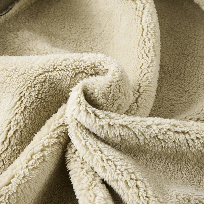 Winter Zip Pockets Men's Warm Jacket Thick Fleece Thermal Coat Man Outdoors Windbreaker Casual Jackets Plus Size 6XL 7XL 8XL